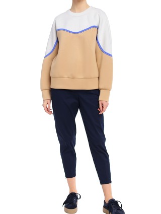 Молочний світшот SPORTMAX : фото 3 - Invogue